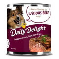 Daily Delight Luscious Beef (Grain Free) For Dogs 無穀物濃汁餚鮮牛肉 狗罐頭 375g